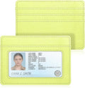 FINTIE Slim Minimalist Front Pocket Wallet RFID Blocking Credit Card Holder | Card Cases with ID Window for Men Women, Citrus by Fintie