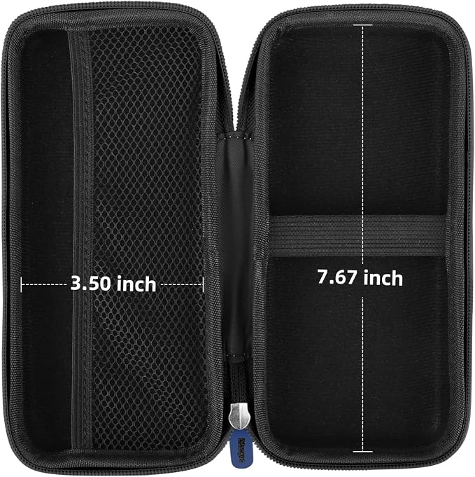 iMangoo Travel Essential Electronics Organizer Charger Case Carrying Pouch | 8.5x4.5x2" Power Bank Tech Accessories Protective Storage Shockproof Portable Purse Men Women School Office Trips Must Have - Image 3
