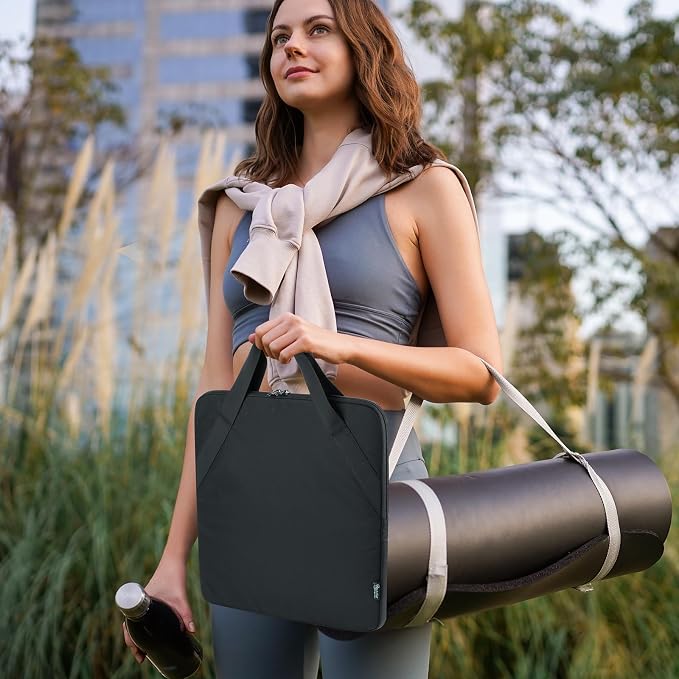 Beautyflier Carrying Bag for Body Composition Monitor Scale, Digital Bathroom Scale Storage Bag, Travel Carrier Case - 13.5 x 13.5 x 1.2 IN, Fits Most Smart Scale for Body Weight (Bag Only) - Image 7