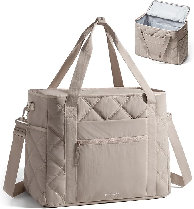 BAGSMART 38L Travel Duffle Bag, Weekender Overnight Hospital Bag | Carry-On Personal Item Large Tote for Women Labor Delivery by BAGSMART
