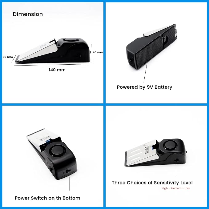 All in one Original Trustella Heavy-Duty Portable Door Lock - Stainless Steel Security Tool for Enhanced Safety - Ideal for Home, Travel, Hotels, Apartments - Image 7