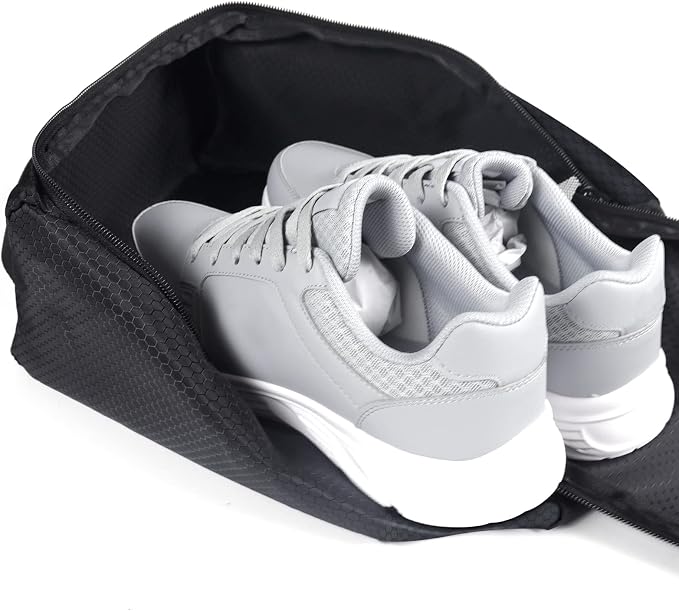 Gloppie Shoe Bags for Travel Shoe Pouch Portable Large Shoes Storage Bag (2 PACK) for Men Women Shoe Organizer Shoe Packing Cubes Gym Sport Must Have for Business Trip Bolsa de Zapatos Black - Image 6