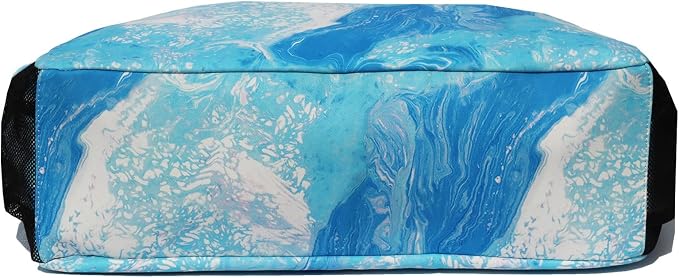 ESVAN LARGE BEACH BAG Water Resistant Lightweight 20 inch Women Oversize Tote Bag for Gym Beach Travel Pool Yoga Nurse - Image 8