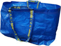 IKEA FRAKTA Carrier Bag, Blue, Large Size Shopping Bag 2 Pcs Set by IKEA