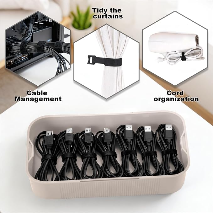 Medicine Lock Box, Small Lock Box with Code, for Secure Storage of Medications, Snacks, Electronics，Cash, Office Files & Travel Essentials and more, Includes Cable Tie - Image 2