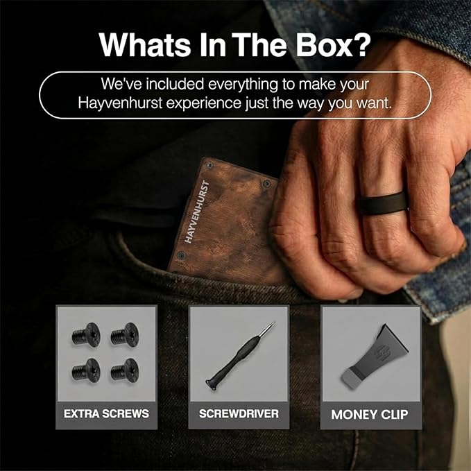 Wallet for Men - Slim RFID Blocking Metal Wallet with Money Clip, Minimalist Front Pocket Credit Card Holder, Small Mens Wallet - Image 7