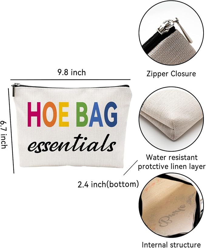ZUYUROU Funny Gifts for Women, Friends, Hostess Gift Ideas Cool Gifts for Women Girls Birthday Gift Ideas Gag gifts Girls Weekend Overnight Fun Makeup Travel Bag Cosmetic Bag-Colorful - Image 2