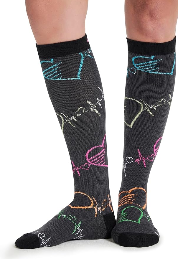 Cherokee Legwear Compression Socks for Women 10-15 mmHg (1-Pair Pack) | Comfort Support Knee Highs, Soft Fit, Regular & Wide Calf, Soft Knit Feel, Lightweight, Easy Care for Work and Everyday Wear by Cherokee