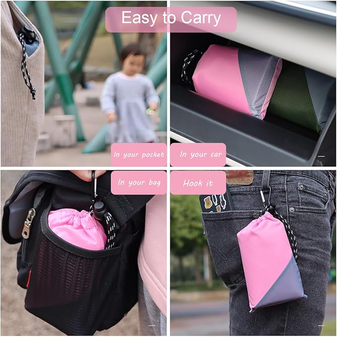 Orga'Neat Pocket Picnic Blanket, Compact Lightweight Tarp for Camping | Foldable, Easy to Carry, Water Resistant Sandproof Washable Quick Dry Mat for Beach, Festival, Travel, Outdoor Recreation - Image 2