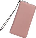 Small Compact Women Wallet RFID Blocking Genuine Leather Bifold Purse with ID Windows by Lavemi