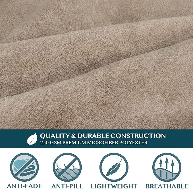 PAVILIA Blanket with Sleeves for Adult Women Men, Soft Warm Wearable Blanket Fleece Wrap Throw, Robe Blanket Gift - Image 8