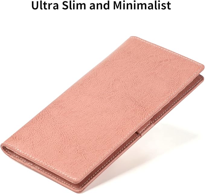 Ultra Slim Thin Leather Women Wallet RFID Blocking Credit Card Holder Bifold Long Ladies Billfold - Image 7