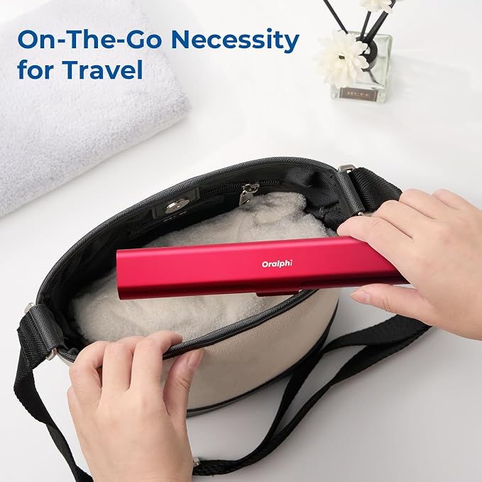 Aluminum Toothbrush Travel Case, Portable Travel Toothbrush Holder, Durable Manual Toothbrush Box Container for Traveling, Bathroom, Camping, Business Trip-Red - Image 4