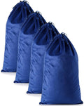 4 Pcs Shoe Bags for Travel, Large Boot Bag, Palace Blue, 21.2x13.3 Inch | Washable & Reusable Travel Shoe Bags, Dustproof Shoe Bags with Drawstring Closure, Suitable for Travel, Home Storage by WelcometoFantasyLife