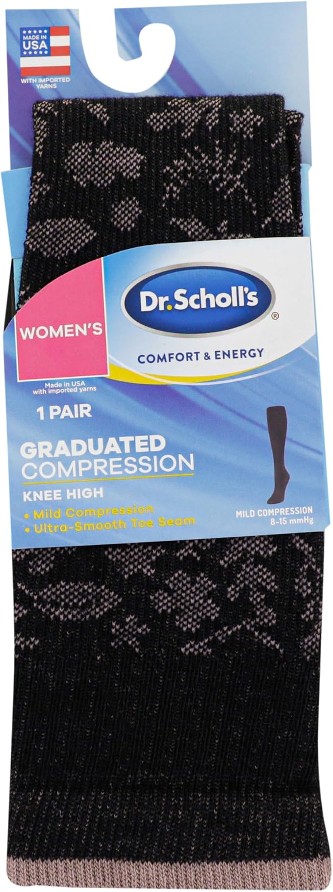 Dr. Scholl's womens Graduated Compression Knee High Socks - Comfort and Fatigue Relief - Mild 8-15 Mmhg - Image 4