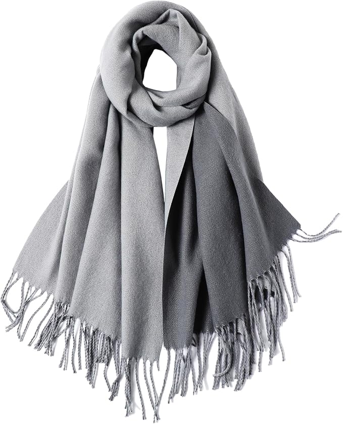 maamgic Women's Scarf Pashmina Shawls Blanket Scarf for Evening Dress | Soft Viscose Blend ,Lightweight,Large Scarf with Cozy Cashmere-Feel, Perfect For Weddings,Cruise Travel & Flights by MaaMgic
