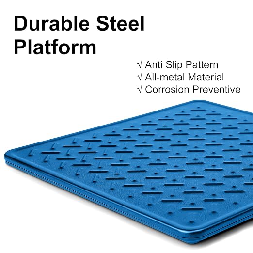 Fuzion Shipping Scale, 440LB x 10g Postal Scale, Hold & Tare Function | Durable Alloy Steel Platform, Heavy Duty Scale for Packages, Luggage, Large Floor Scale Battery and AC Adapter Included - Image 3