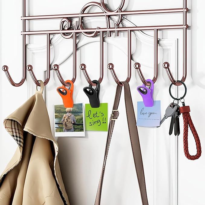 Chip Clips, Bag Clips for Chips, 24 Pack, Multicolor | Magnetic Bag Clips with Airtight Seal Grip, Reusable Hold for Kitchen Food, Snack, Fridge, Office and RV Accessories - Image 6