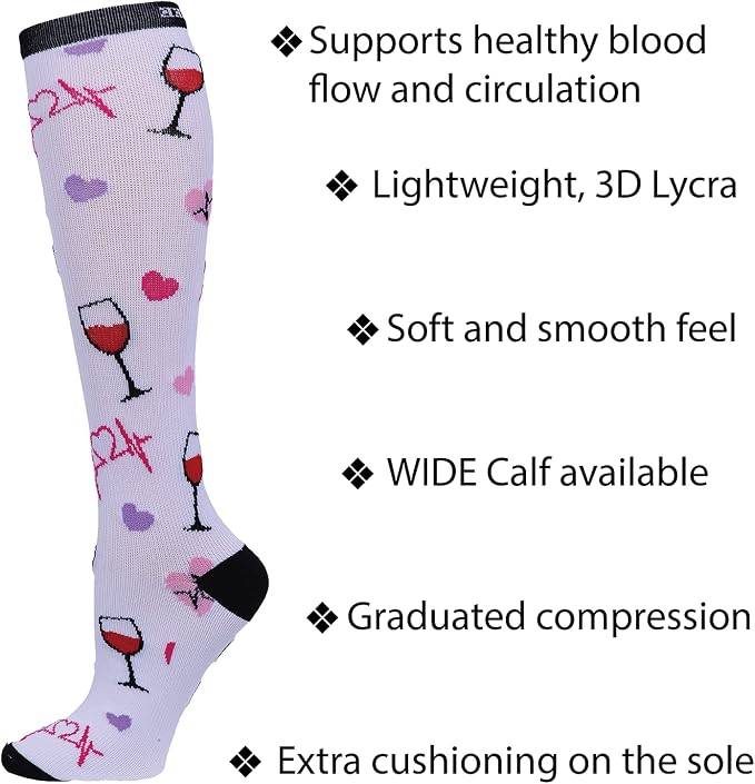 Cherokee Legwear Compression Socks for Women 10-15 mmHg (1-Pair Pack) | Comfort Support Knee Highs, Soft Fit, Regular & Wide Calf, Soft Knit Feel, Lightweight, Easy Care for Work and Everyday Wear - Image 7