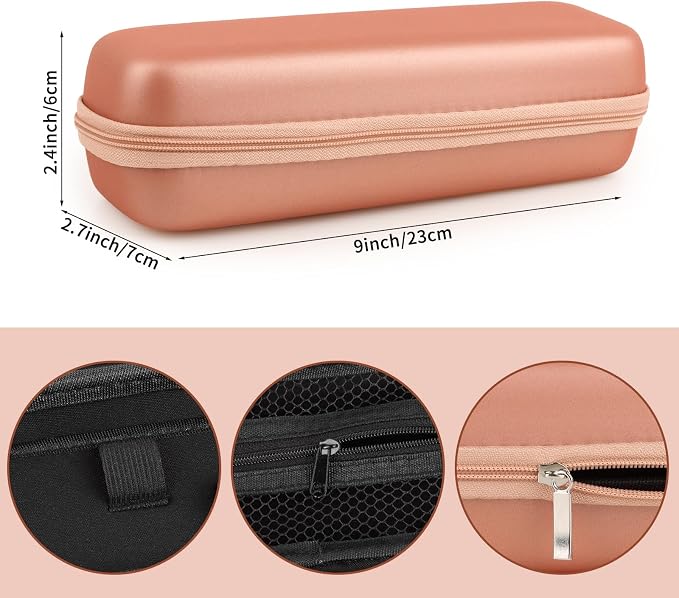 Hooqict Toothbrush Travel Case for Oral-B/Oral-B Pro/iO Electric Travel Toothbrush Case Holder with Mesh Pocket Cover Protection for Traveling, Camping, School, Business - Image 2