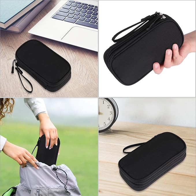 Travel Cable Organizer - Electronics Accessories Bag-Black - Image 7