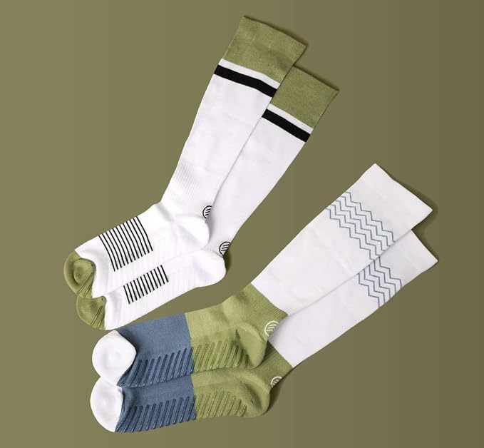 Compression Socks with Grips, 15-20mmHg, Support & Stability for Circulation, Travel, Pregnancy, Nurses - Image 3