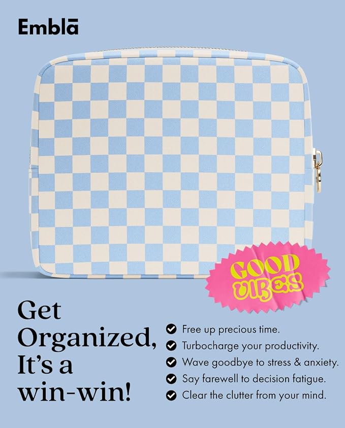 Makeup Bag for Women, Travel Cosmetic Organizer, Waterproof Toiletry Pouch | Large Nylon Cosmetic Bag with Zipper, Water-Resistant Beauty Pouch for Purse, Travel Essentials, Make up Case - Image 6