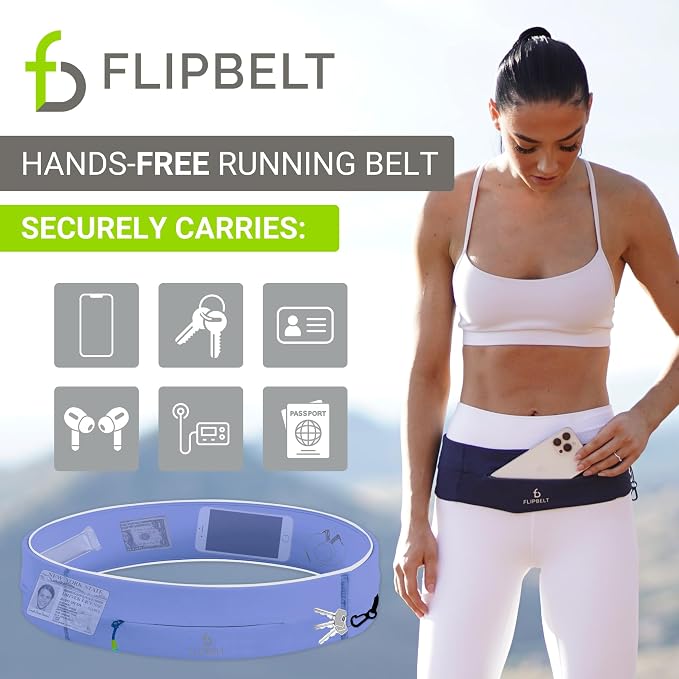 FlipBelt Zipper Running Belt, Waist Pack for Fitness and Running, US Company - Image 2