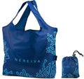 55 Pound Reusable Shopping Bag - Folds into a Small Pouch - Washable Reusable Grocery Bag, Durable & Stylish with handles for Easy Shoulder or Hand Carry by Nereiva