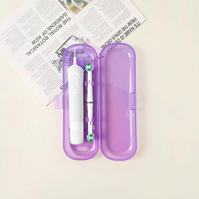 Newly upgraded toothbrush travel case, suitable for Oral-B/Oral-B Pro/Philips Sonicare/Aquasonic toothbrush, travel electric toothbrush box(purple) - Image 8