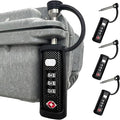 LAFENLIN TSA Lock for Gun Case, 3-Dial Combo Padlock | TSA-approved Combo Padlock (No key). Cut-resistant Steel Shaft, Weatherproof. Fits Rifles,Pistols, Cameras,Cases & Ammo Boxes by LAFENLIN-HardCaseLock