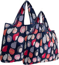 allydrew Large Foldable Tote Nylon Reusable Grocery Bags by allydrew