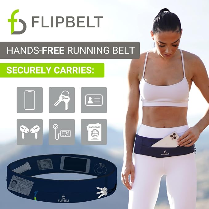 FlipBelt Zipper Running Belt, Waist Pack for Fitness and Running, US Company - Image 2