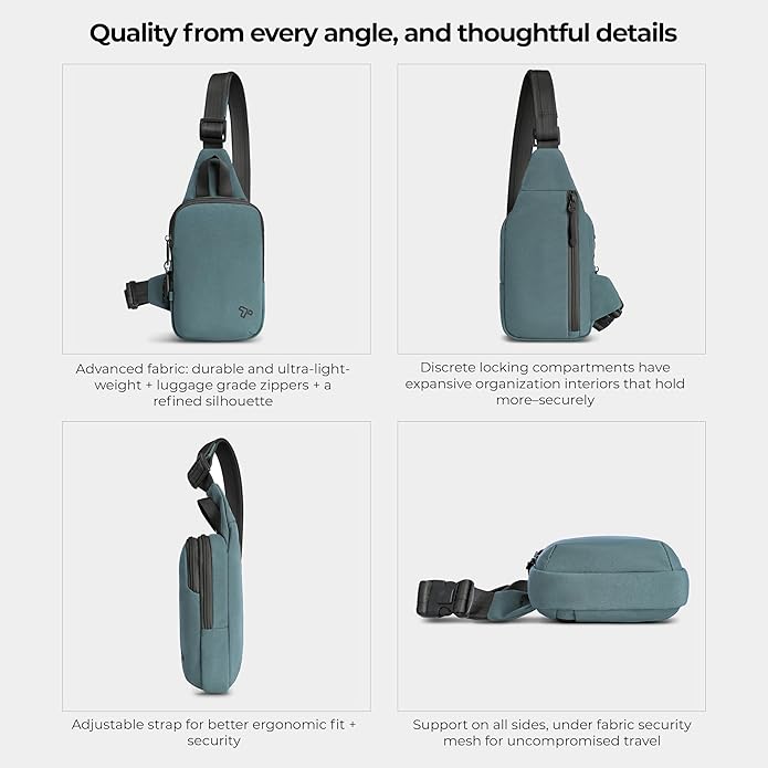 Travelon Anti-Theft The Voyages Compact Sling - Image 5