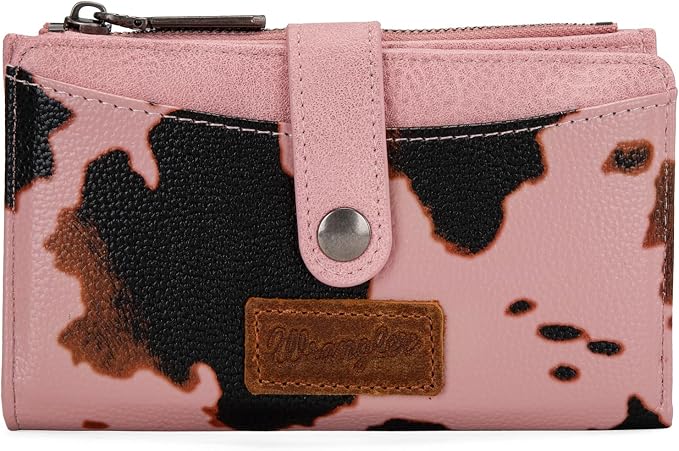 Wrangler Wallet for Women Bifold Card Holder with Zipper and ID Window by Wrangler%C2%AE
