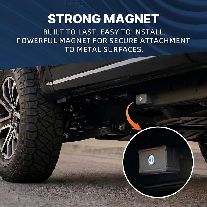 GPS Tracker for Vehicles, Magnetic Waterproof 4G LTE Car Tracker, 6000mAh Battery Up to 90-Days, Tracking Devices for Cars Hidden, Geo-Fence, Lifetime Support, Subscription Required - Image 3
