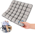 Inflatable Seat Cushion Airplane Seat Cushion for Long Flights | Travel Seat Cushion | Office Chair | Wheelchair | Sciatica Pain Relief | Press-to-Inflate | Portable | Storage Bag by HLCZLUZ