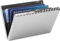 RFID Stainless Steel Credit Card Wallet Slim Metal Business Card Holder for Women Men by LOUEBICA