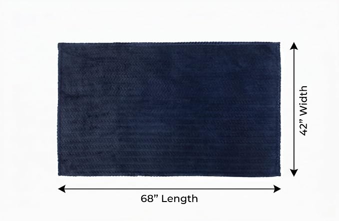 EverSnug Travel Blanket & Pillow 68x42 - Premium Ultra-Soft Microfleece 2 in 1 Compact & Packable Flight Blanket with Soft Bag Pillowcase, Hand Luggage Sleeve and Backpack Clip (Navy Blue) - Image 3