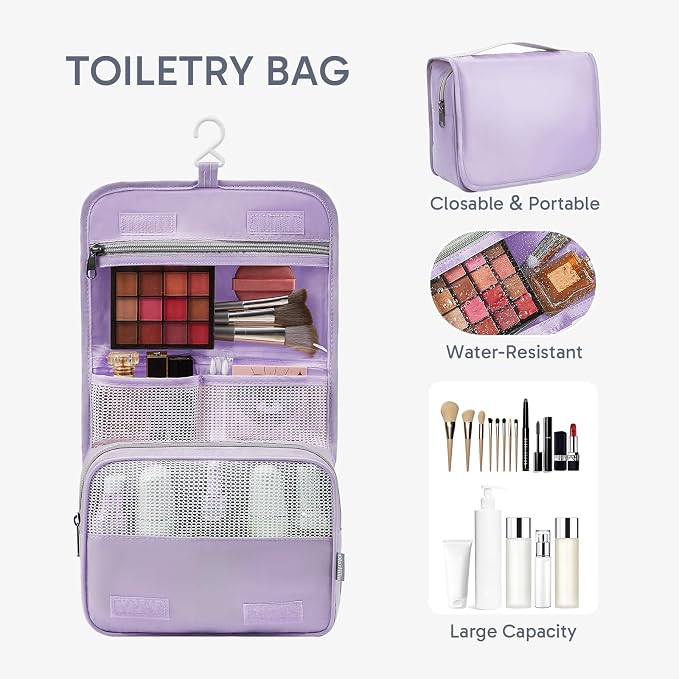 OlarHike 10 Set Packing Cubes for Travel,Gifts for Women Mom,Anti-Tearing Suitcase Organizer,with Over 1000 pcs Mesh Holes,Vacation Essentials & Accessories for Cruise Ship - Image 3