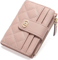 GAEKEAO Small Wallet for Women Slim Bifold Leather Credit Card Holder Wallets Zipper Pocket Coin Purse with ID Window by GAEKEAO