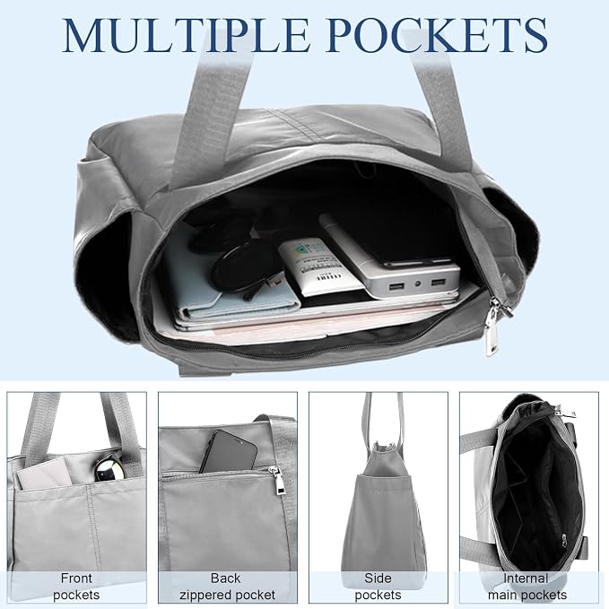 PlasMaller Carry On Travel Duffle Bag Packable Luggage Travel Gear Sports Gym Bags Lightweight Tote Shoulder Pack - Image 4