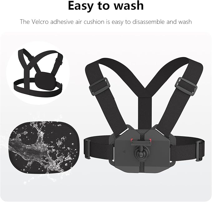 Osmo Action Chest Mount, Cross Body Strap Harness Chesty with Magnetic Quick Release for DJI Osmo 360 Action 5 Pro 4 3 Bike Motorcycle Cycling Hiking Aaccessories - Image 5