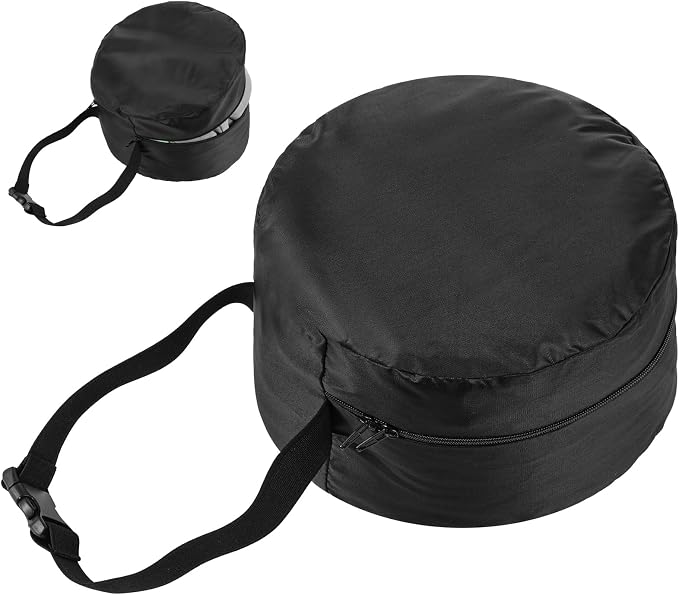 Travel Neck Pillow Bag, Compact Neck Carrying Bag Pillow Storage Bags Case Quick with Release Clasp Attaches to Luggage Backpack for Travel Airplane Train Journey by Unknown