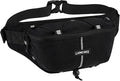 Fanny Pack for Women Men, Water-Resistant Travel Waist Pack with RFID Blocking, Wide Opening Crossbody Belt Bag for Phone, Passport, Small Hip Pack for Running, Hiking, Workout（Black） by LighttoGoFreetoRoam