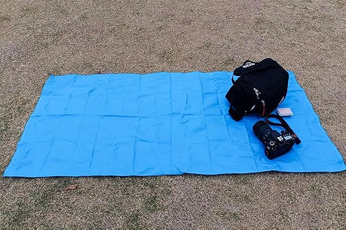 Orga'Neat Pocket Picnic Blanket, Compact Lightweight Tarp for Camping | Foldable, Easy to Carry, Water Resistant Sandproof Washable Quick Dry Mat for Beach, Festival, Travel, Outdoor Recreation - Image 7