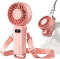 Diveblues Portable Turbo Fan, 100 Speed Handheld Fan with Strong Airflow, Foldable 4 in 1 Personal Fan for Neck, Desk & Travel, USB-C Rechargeable, Lightweight for Summer, Concerts & Outdoor Use by Diveblues
