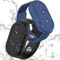 for Samsung Smart Tag 2 Bracelet for Kids, 2 Pack Waterproof Hidden Wristband for Galaxy SmartTag2 for Toddlers, Children, Elderly, Backpack, Luggage (Black/Blue) by SZJCLTD