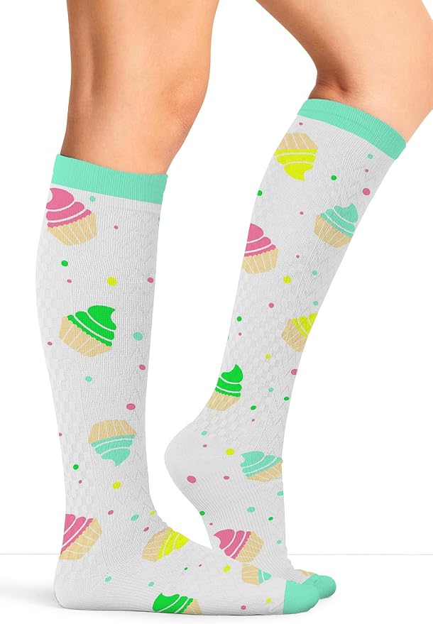 Cherokee Legwear Compression Socks for Women 10-15 mmHg (1-Pair Pack) | Comfort Support Knee Highs, Soft Fit, Regular & Wide Calf, Soft Knit Feel, Lightweight, Easy Care for Work and Everyday Wear by Cherokee
