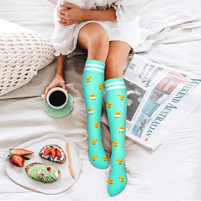 6 Pack Copper Compression Socks for Women and Men Circulation-Best Support for Medical,Running,Nursing,Athletic - Image 3